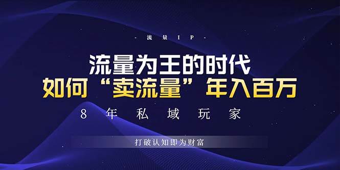 未来如何通过“卖流量”年入百万，跨越一切周期绝对蓝海项目-舜爸的藏宝库