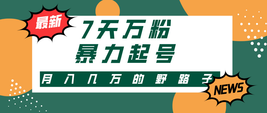 3-7天内轻松万粉！快手快速起号，多个变现方式，新手小白秒懂攻略！-舜爸的藏宝库
