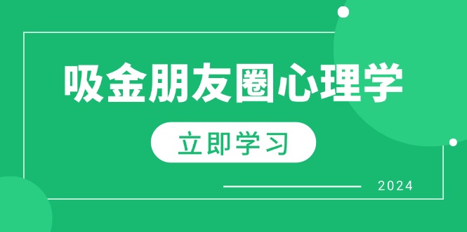 朋友圈赚钱心理学：掌握心理学原理，提升业绩，塑造个人IP与行业权威！-舜爸的藏宝库
