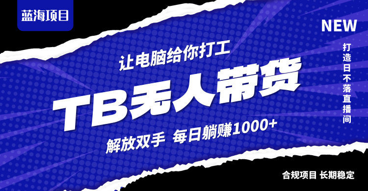 淘宝无人直播新玩法：合规操作，轻松实现月入3W+-舜爸的藏宝库