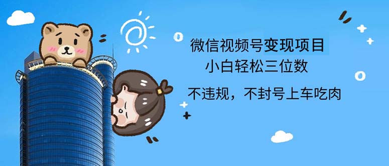 2024最新微信视频号挂机项目：零成本项目，小白轻松实现日入三位数-舜爸的藏宝库