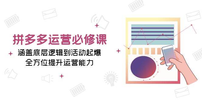 拼多多运营必修课：涵盖底层逻辑到活动起爆，全方位提升运营能力-舜爸的藏宝库